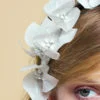bougainvillea flower headpiece by Tami Bar-Lev