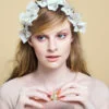bougainvillea flower headpiece by Tami Bar-Lev