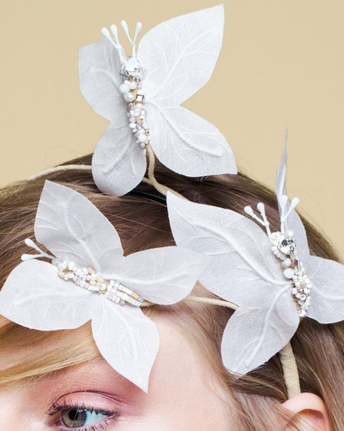 BUTTERFLY headpiece by Tami Bar-Lev
