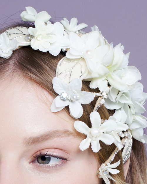 flower headpiece by Tami Bar-Lev
