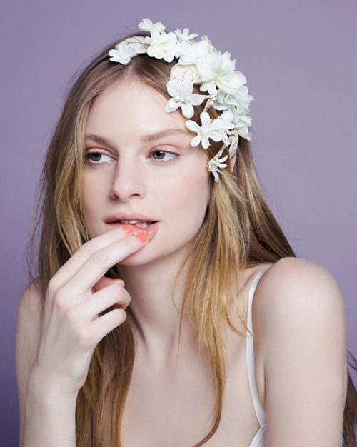 flower headpiece by Tami Bar-Lev