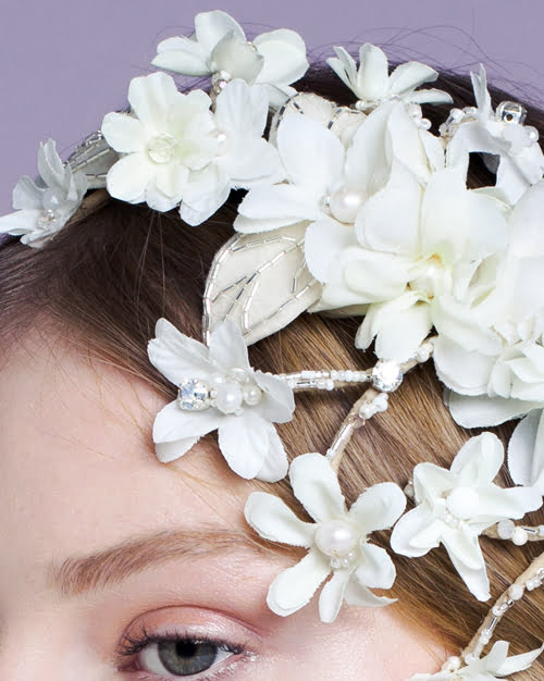 flower headpiece by Tami Bar-Lev