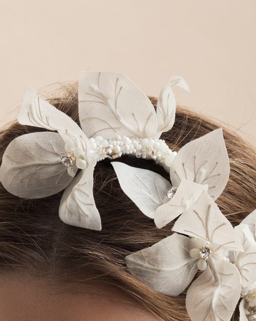 flower headpiece by Tami Bar-Lev