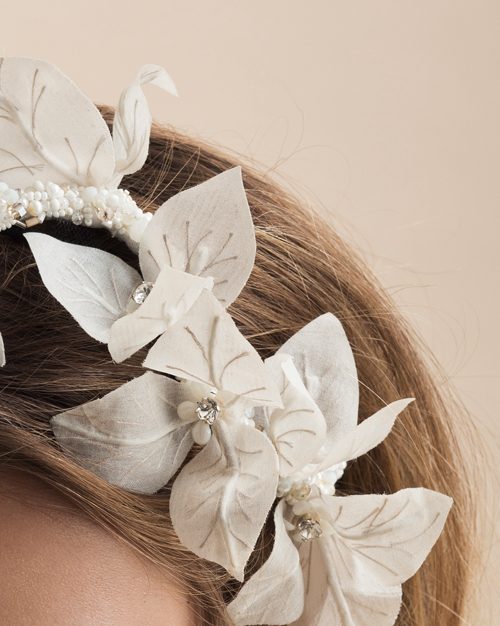 flower headpiece by Tami Bar-Lev