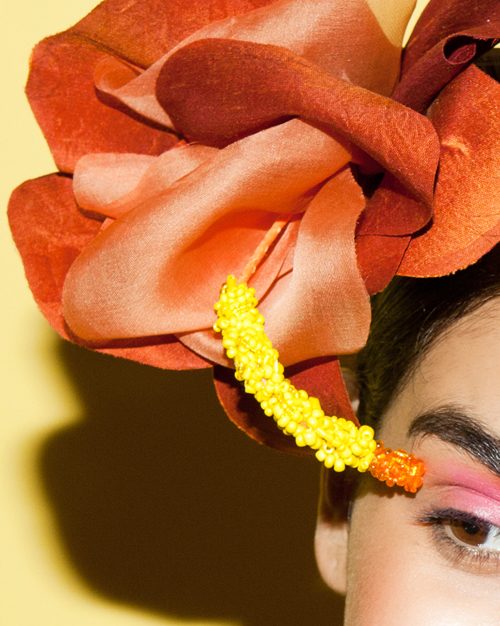 flower headpiece by Tami Bar-Lev