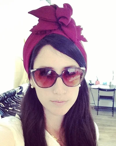 TIKI Turban headpiece by Tami Bar-Lev