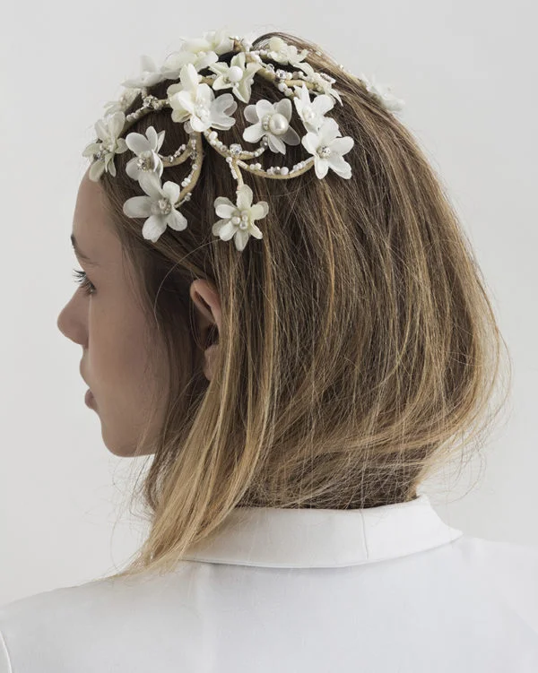 Flowers in my Hair Headpiece by Tami Bar-Lev
