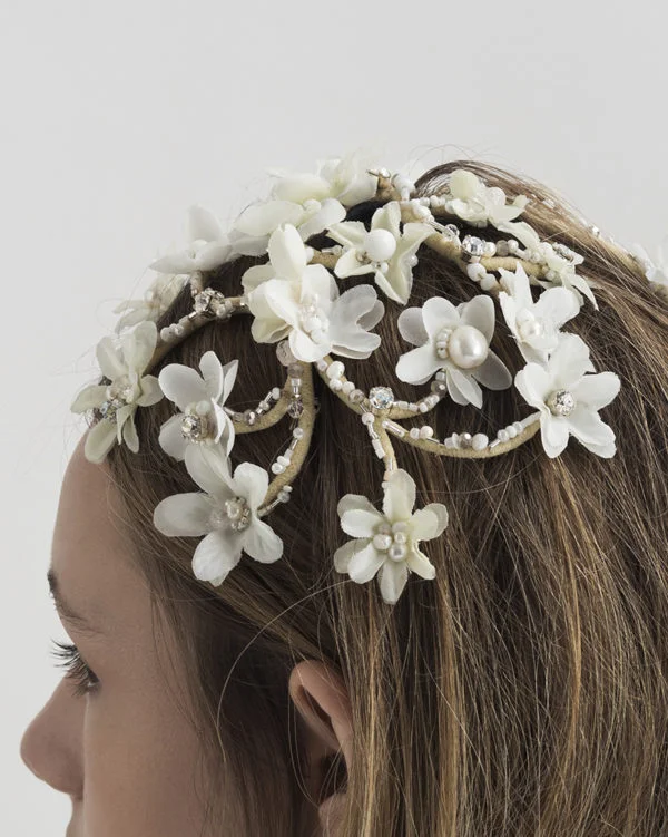 Flowers in my Hair Headpiece by Tami Bar-Lev