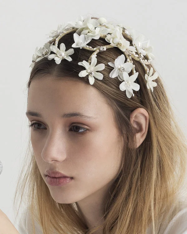 Flowers in my Hair Headpiece by Tami Bar-Lev