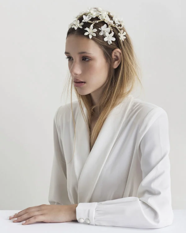 Flowers in my Hair Headpiece by Tami Bar-Lev