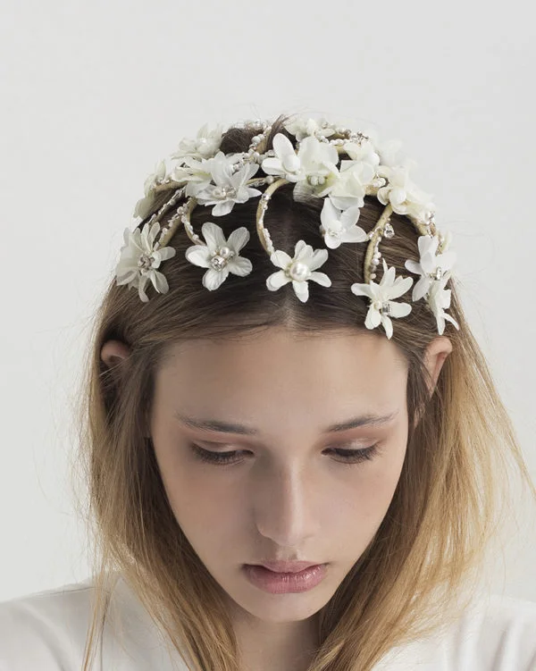 Flowers in my Hair Headpiece by Tami Bar-Lev