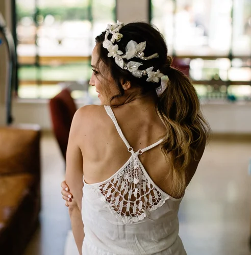 luxury flower crown - headpiece by Tami Bar-Lev