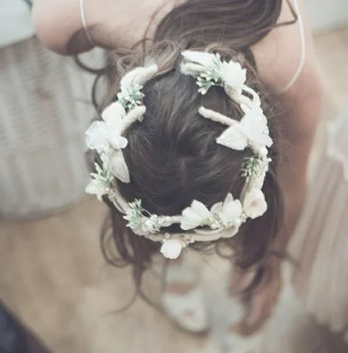 April Bride - headpiece by Tami Bar-Lev