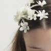 detail: ‘Petite Flower Bunch' headpiece by Tami Bar-Lev