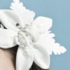 White LUXURY TIKI Flower by Tami Bar-Lev