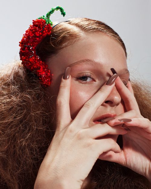 ‘Chili Pepper’ Headband - Headpiece by Tami Bar-Lev