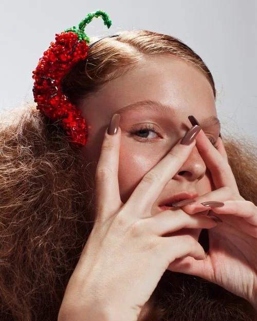 ‘Chili Pepper’ Headband - Headpiece by Tami Bar-Lev