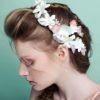 I Heart Raspberry Bridal Headpiece by Tami Bar-Lev