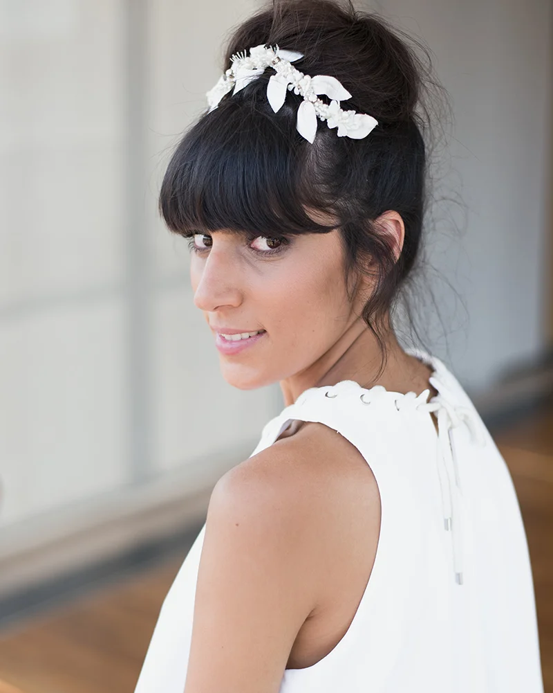 'Mini Branch' - Bridal Headpiece by Tami Bar-Lev