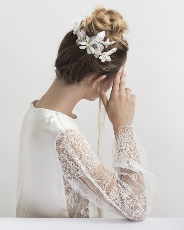 'Petite Blossom Whisper' -Bridal Headpiece by Tami Bar-Lev