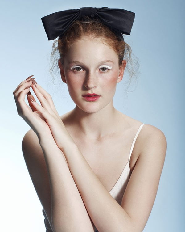 Black ‘Fancy Bow’- couture headband - Headpiece by Tami Bar-Lev
