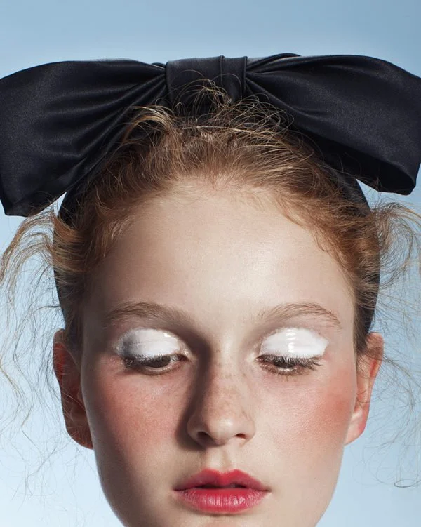 Black ‘Fancy Bow’- couture headband - Headpiece by Tami Bar-Lev