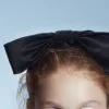 Black ‘Fancy Bow’- couture headband - Headpiece by Tami Bar-Lev