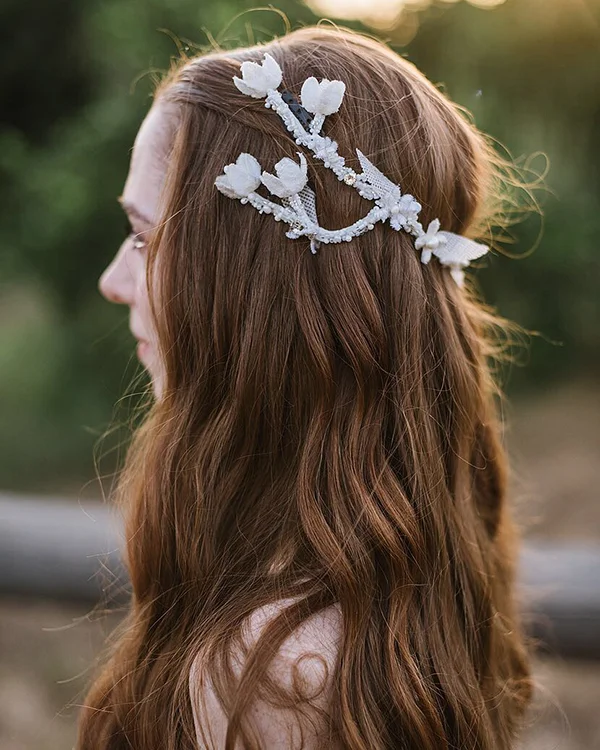 real brides - willow headpiece - Bridal Headpiece by Tami Bar- Lev
