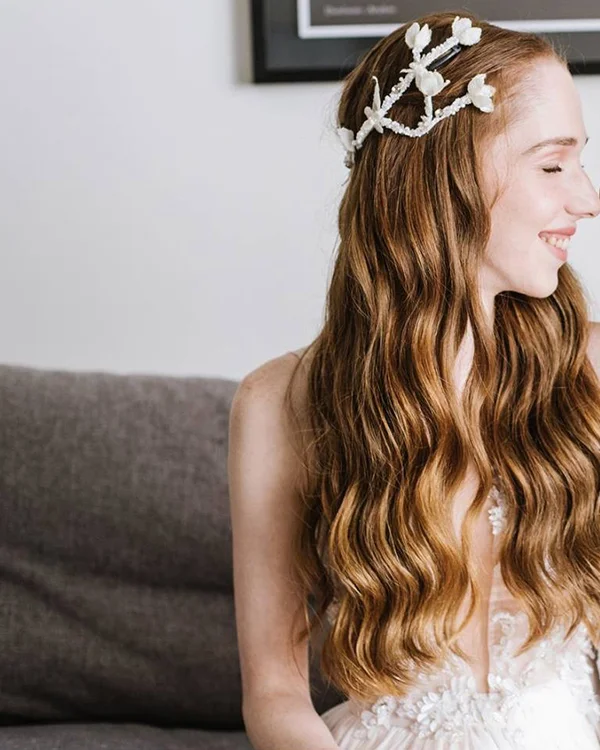real brides - willow headpiece - Bridal Headpiece by Tami Bar- Lev
