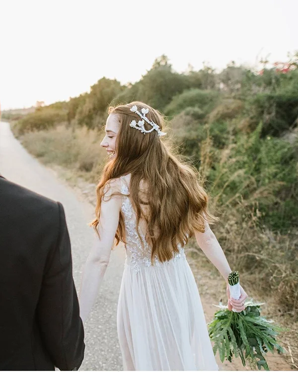 real brides - willow headpiece - Bridal Headpiece by Tami Bar- Lev