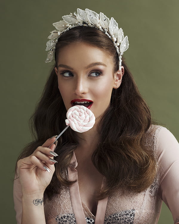 'Silver Starlets' Bridal Headpiece by Tami Bar- Lev