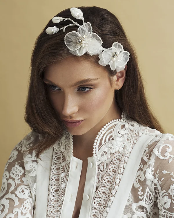 'Orchids forever' Headpiece Bridal Headpiece by Tami Bar- Lev