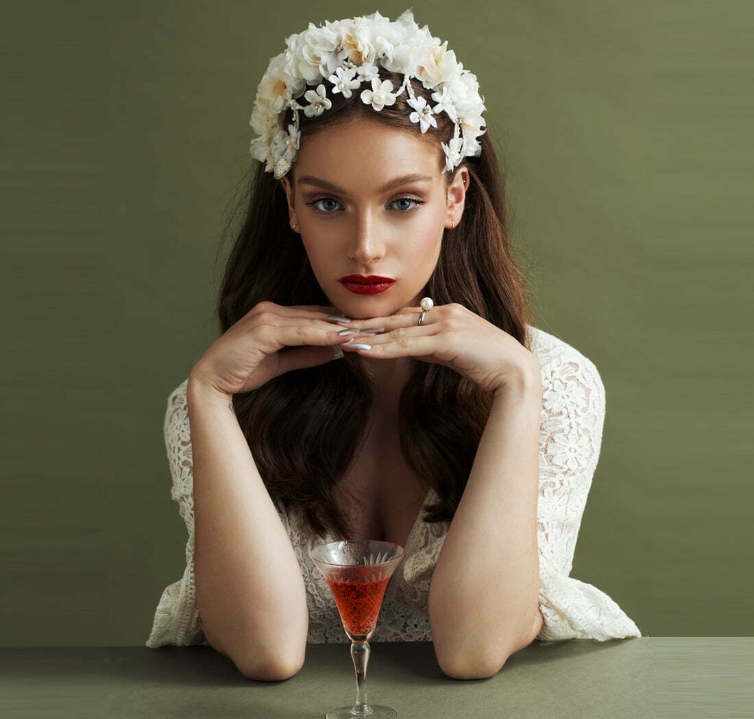 'Like True Love' - floral Bridal Headpiece by Tami Bar- Lev
