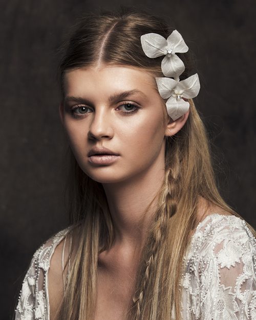 Bougainvillea DUET comb Bridal Headpiece by Tami Bar- Lev