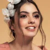 bougainvillea duet 2 Bridal Headpiece by Tami Bar- Lev